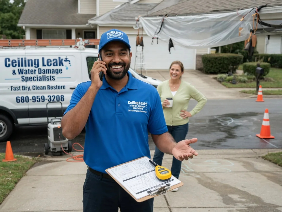 Ceiling Leak Cleanup Nazareth, PA FAQs